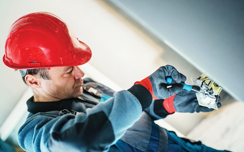 A trained electrician can be difficult to find due to the current skilled labor gap. 